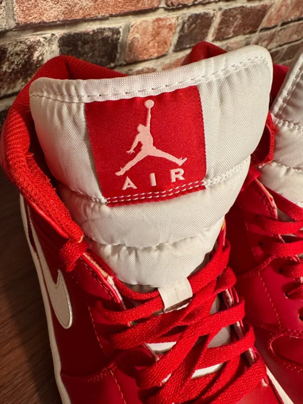 Nike Air Jordan 1 Mid Gym Red White - Size 13